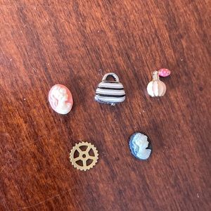 Origami Owl Vintage Girl Charms